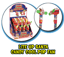 Lite Up Santa Candy Cool Pop Fan