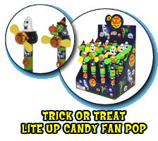 Trick Or Treat Lite Up Candy Fan Pop