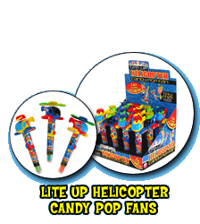 Lite Up Helicopter Candy Pop Fans