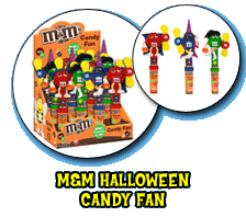 m&m Halloween Candy Fan