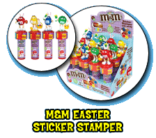 m&m's Easter Sticker Stamper
