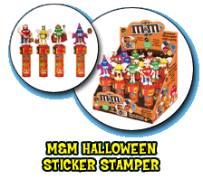 m&m's Halloween Sticker Stamper