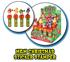 m&m's Christmas Sticker Stamper