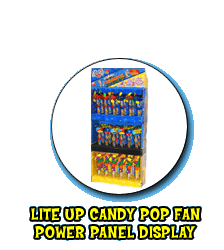 Lite Up Candy Pop Fan Power Panel Display