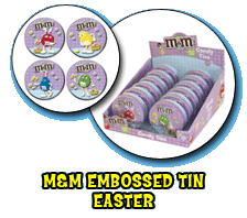 M&M Easter Embossed Tin