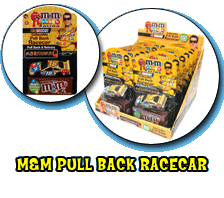 M&M Pullback NASCAR Racecar