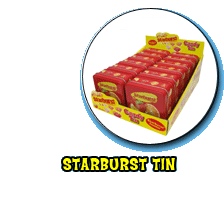 Starburst Candy Tin