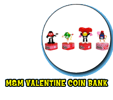M&M Valentine Candy Bank