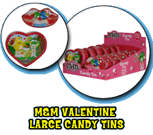 M&M Valentine Large Tins (Hearts & Lips)