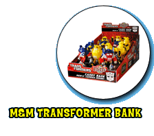 M&M Transformer Coin Bank
