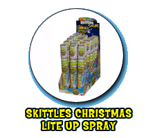 Christmas Skittles Light up Spray
